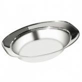 Tigela Oval Funda Inox 21cm Ref.:1496602