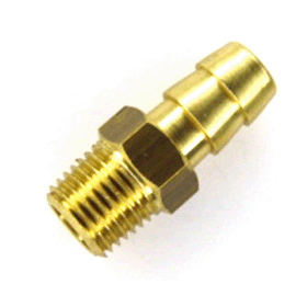 Bico 1/4 npt x 3/8 bm Latao Ref.:940 (Atacado)