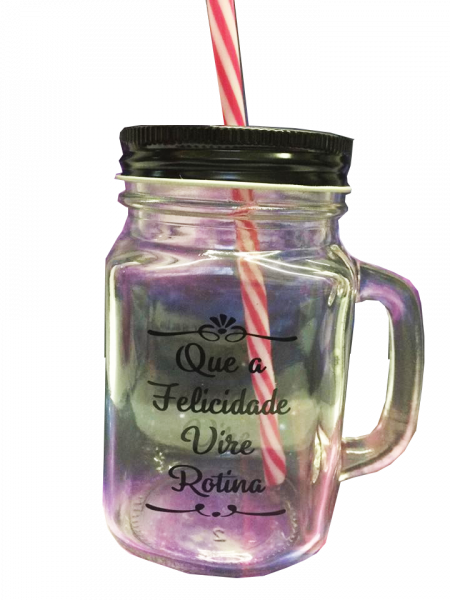 Caneca c/ Canudo c/ frases Ref.:1420 (Atacado)