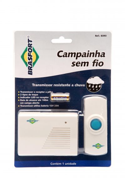 Campainha sem fio residencial Ref.:1190402