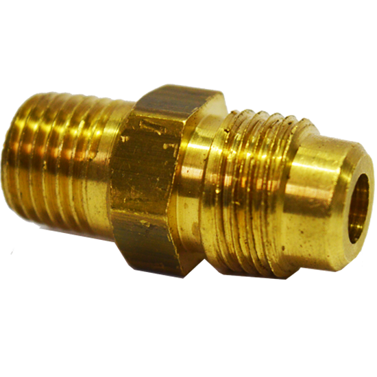 União 3/8 Sae x 1/4 npt Latão Ref.:10481 (Atacado)