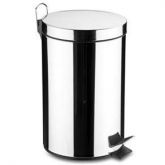 Lixeira com pedal 5 litros Inox Ref.:2213 (Atacado)